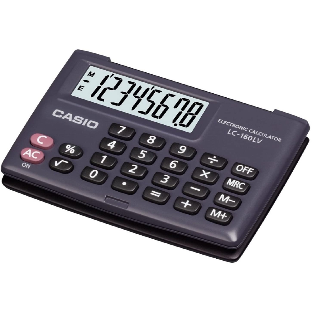 Máy Tính Casio LC 160LV-BK-W-DP