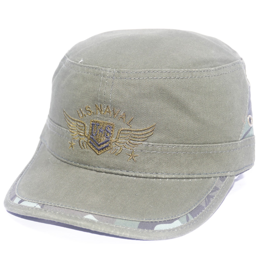 [ Nhiều màu ]Nón kết đầu bằng bít đuôi US Naval vá lính - có may thun phía sau giúp giữ chặt nón và tăng size vòng đầu