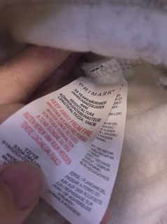 Áo khoác nỉ primark bé trai