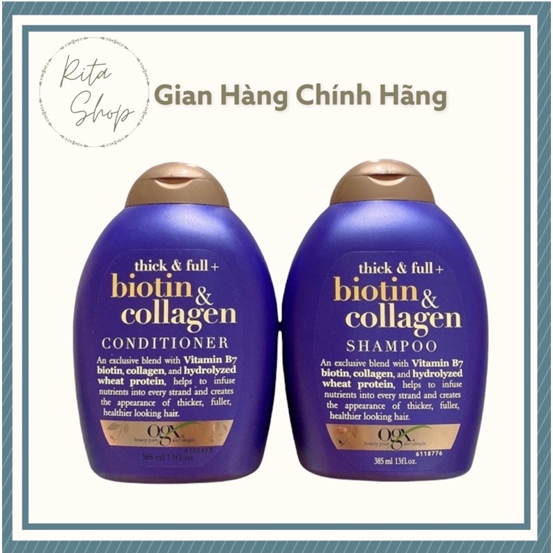 Dầu gội OGX Biotin Collagen 385ML