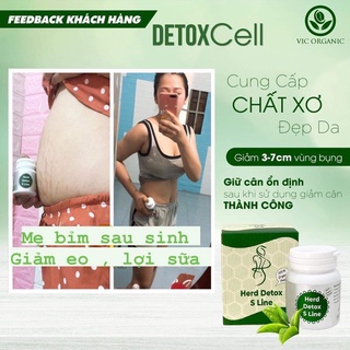 [ Chính Hãng ] Giảm Mỡ Bụng Herd Detox SLine