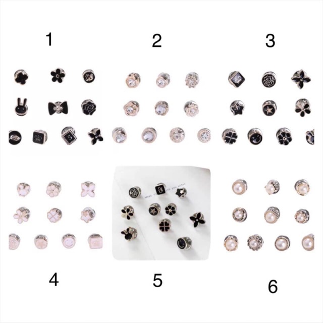 Cài áo 10 chi tiết