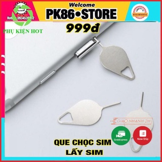 Cây chọc sim, que mở khay lấy sim inox cho điện thoại