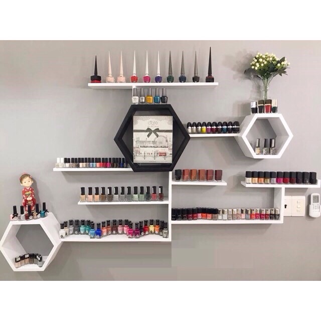 Kệ gỗ để nail như hình