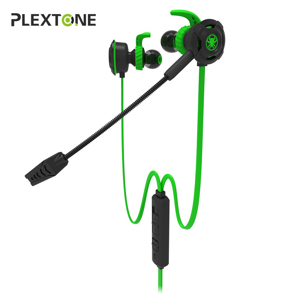 Tai nghe chơi game Plextone G30, dài 1.55m thiết kế mic rời, nhét tai chống ồn dành cho các game thủ bảo hành 12 tháng