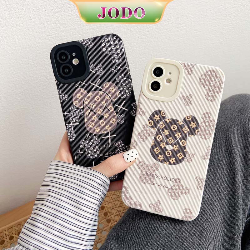 Ốp Điện Thoại TPU Mềm Chống Sốc Hình Gấu XX Cho iPhone 13 12 11 Pro Promax 7 8 Plus X XR XSMax SE
