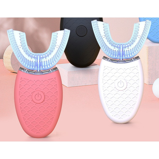 Bàn chải đánh răng hình chữ U dùng cho người lớn (Sonic Electric Tooth Brush) Dễ Dàng Chải sạch 360 độ