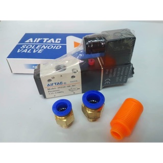 Combo van điện từ 3v210 + đầu nối (loại tốt)