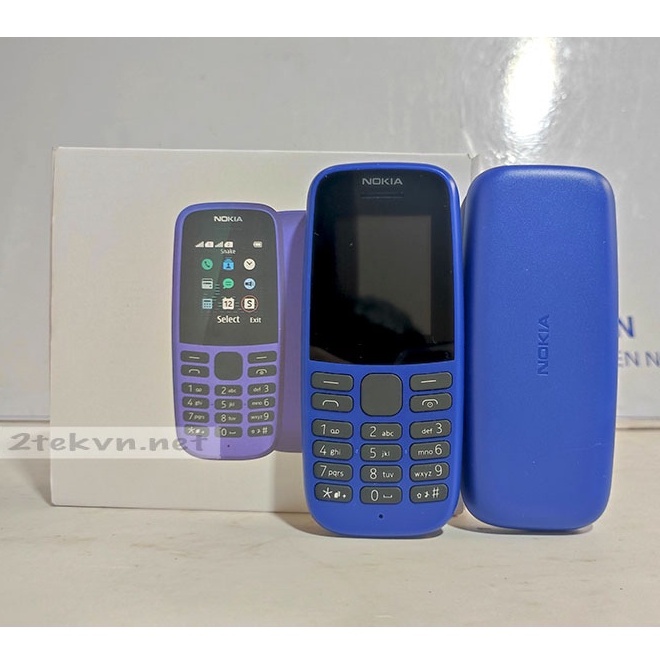 Điện thoại Nokia 105 (2019) 2 sim 2 sóng nhỏ gọn kèm phụ kiên -bảo hành 12 tháng