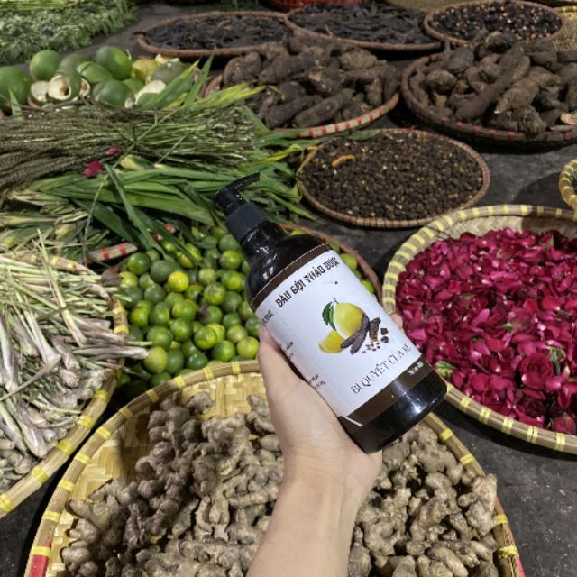 Dầu gội thảo dược ngăn tụng tóc - trị gàu ( đặc biệt dành cho mẹ bầu và mẹ sau sinh)