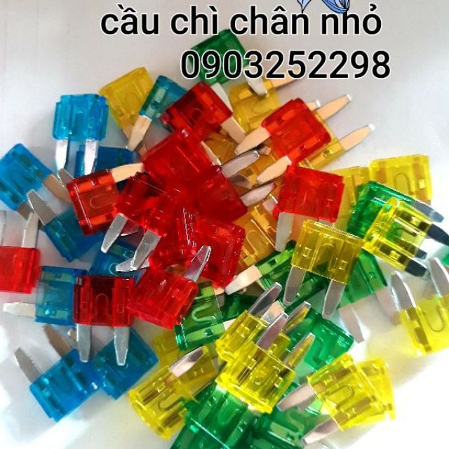 Com bo 30 chiếc cầu chì ô tô các loại