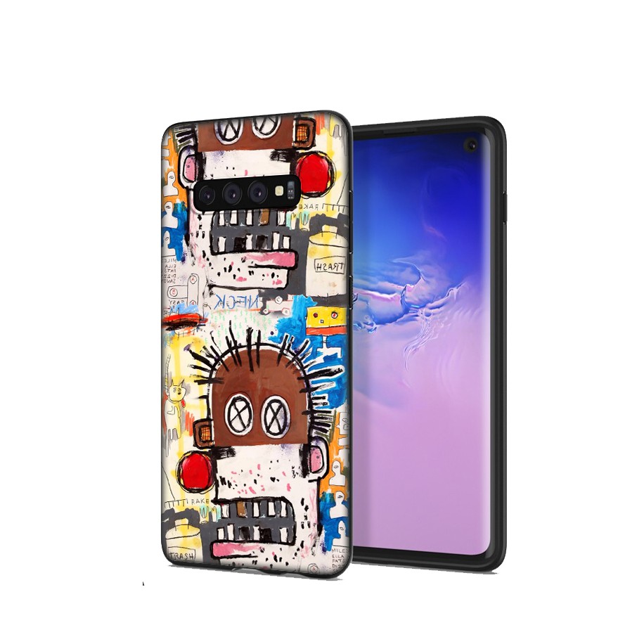 Samsung Galaxy J2 J4 J5 J6 Plus J7 J8 Prime Core Pro J4+ J6+ J730 2018 Casing Soft Case 48SF Jean-Michel Basquiat Graffiti animation mobile phone case