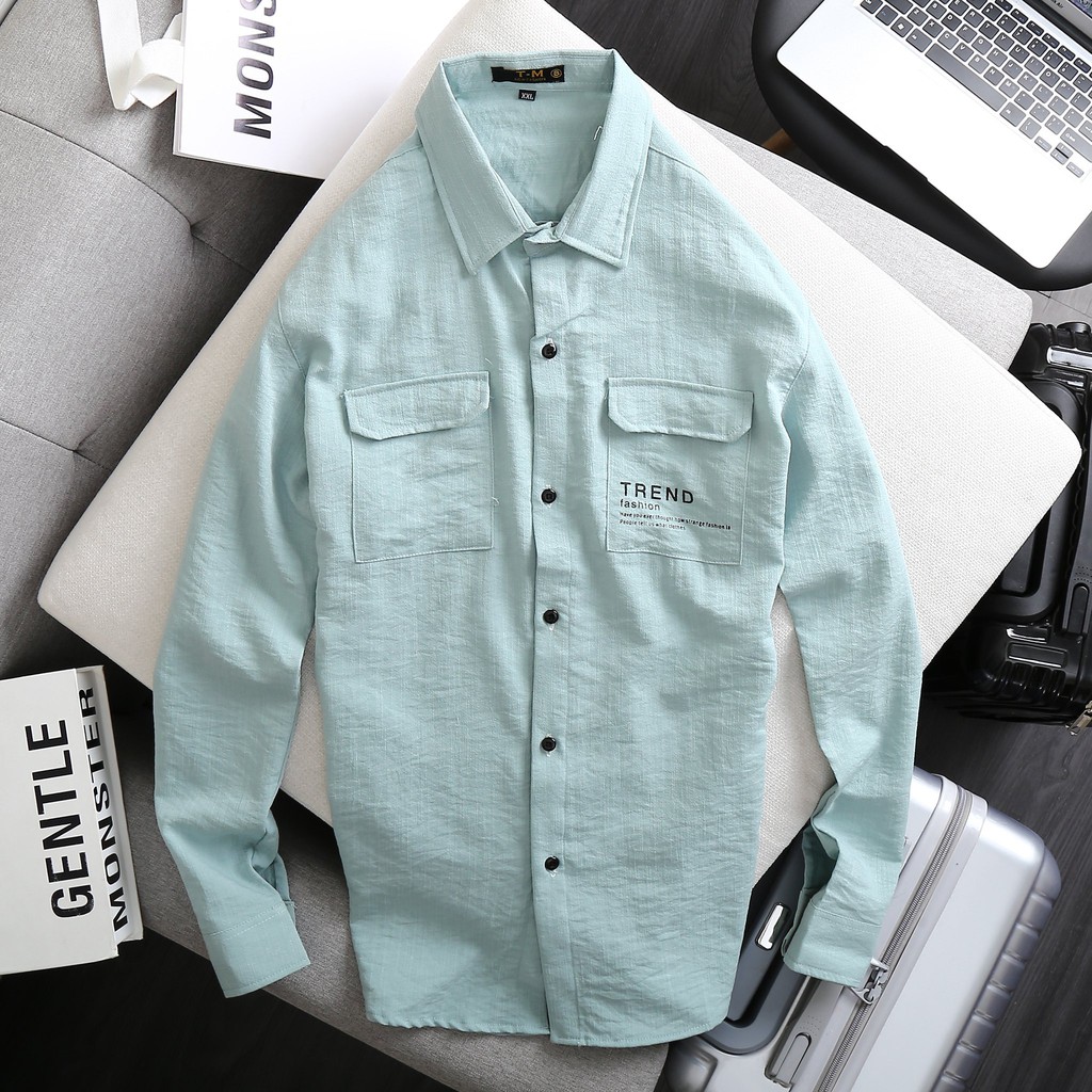 Áo Sơ Mi Nam Vải Đủi ,sơ mi nam vải đủi mềm siêu mát | BigBuy360 - bigbuy360.vn