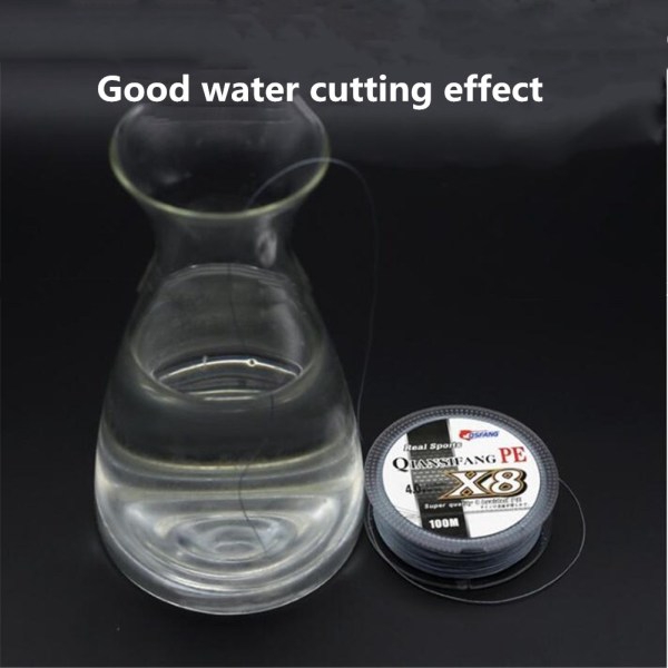 Cuộn dây câu cá 100m 0.6 # -10 # bằng PE chất lượng cao