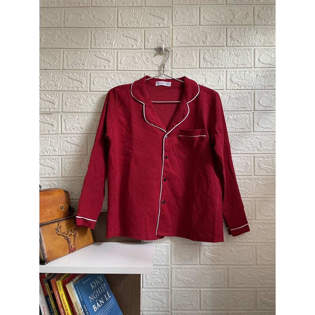 (Thanh lý đồ cá nhân New) Áo Pyjama nhung