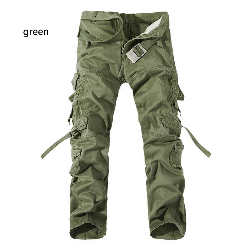 Quần Dài Nhiều Túi Phong Cách Quân Đội Cho Nam# Người Đàn Ông Quần jean skinny jean skinny