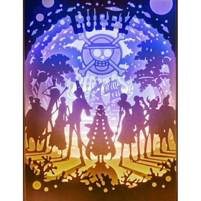 Tranh đèn One piece