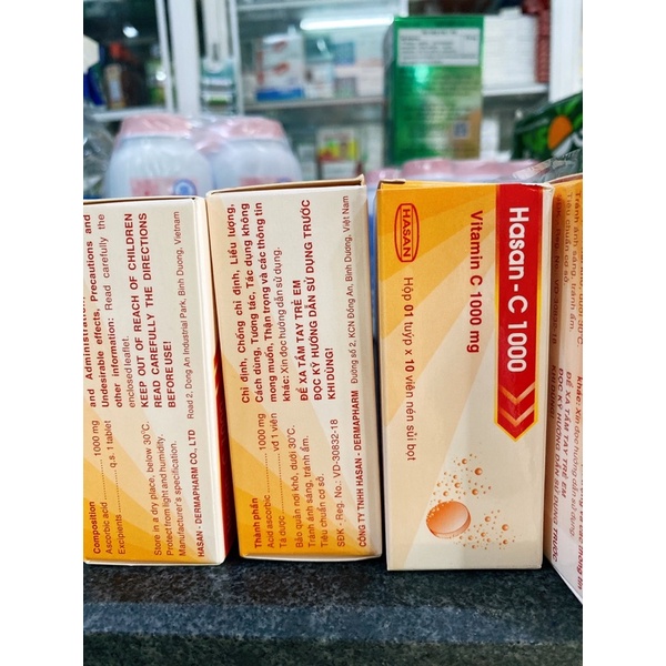 Viên Sủi Vitamin C1000 Hasan