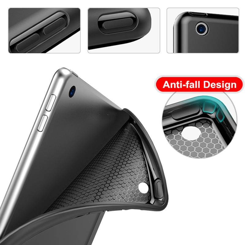 Ốp Máy Tính Bảng Da Mềm Cho iPad 9th 8th 7th 5th 6th 4th 3th 2th Air 5 4 3 2 1 Pro 11 10.9 10.5 10.2 9.7 Inch Mini 6 5 4 3 2 1 8.3 2021 7.9 Inch Ốp Điện Thoại Thông Minh