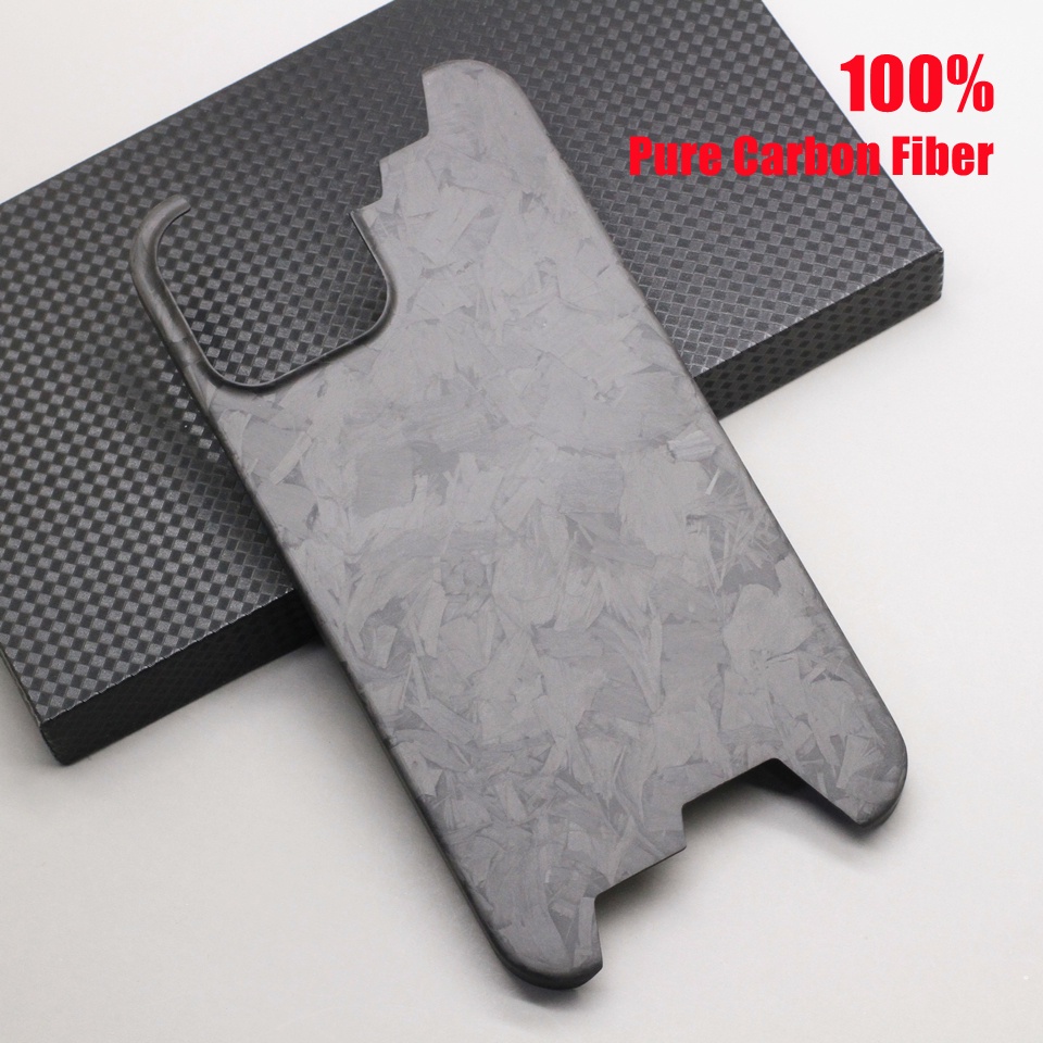 Ốp Điện Thoại Cứng Họa Tiết Sợi Carbon Cho iPhone 14 13 12 Pro Max 14 Plus