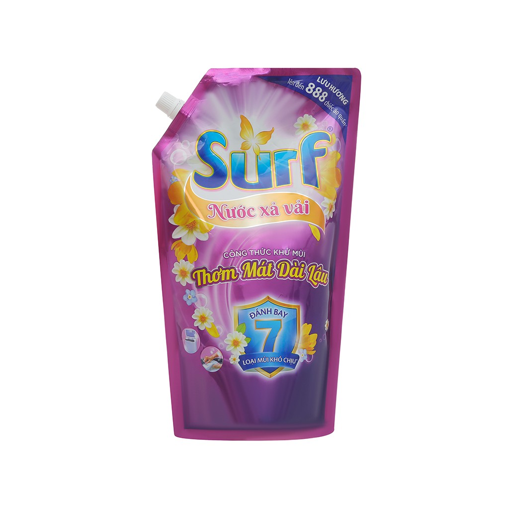 Nước xả vải Surf hương cỏ hoa lôi cuốn túi 1.6 lít