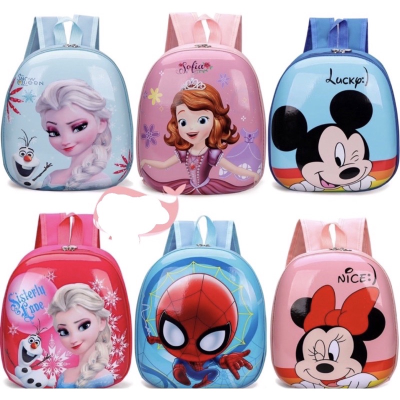 Balo nắp nhựa cho bé