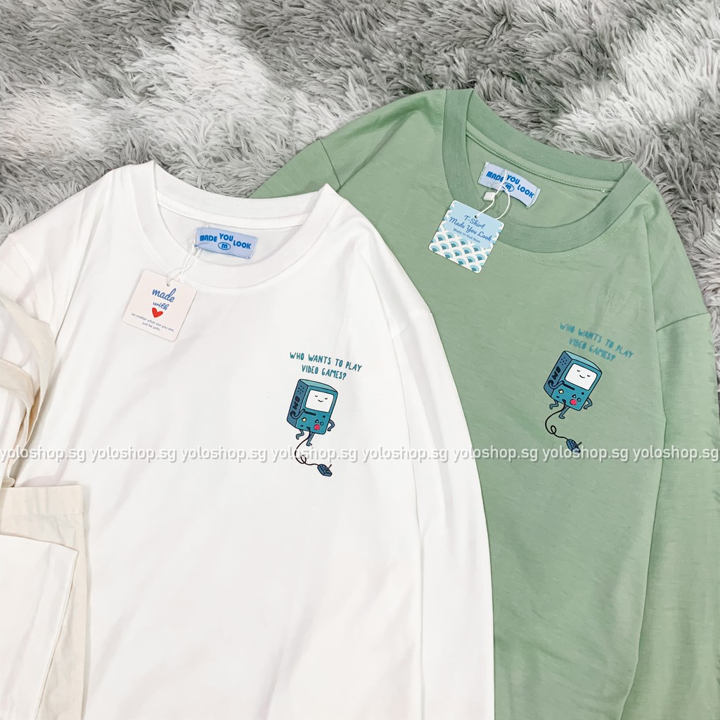 Áo Thun Tay Dài Form Rộng Unisex BMO MADE YOU LOOK