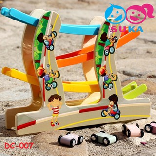 ĐỒ CHƠI XE CẦU TRƯỢT BẰNG GỖ CHO BÉ YÊU