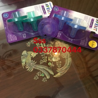 Ti giả Avent chống vẩu cho bé 0-3m, 3m+