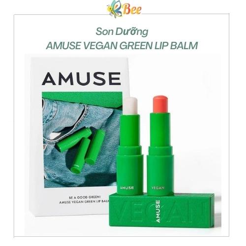 Son dưỡng AMUSE VEGAN GREEN LIP BALM thuần chay