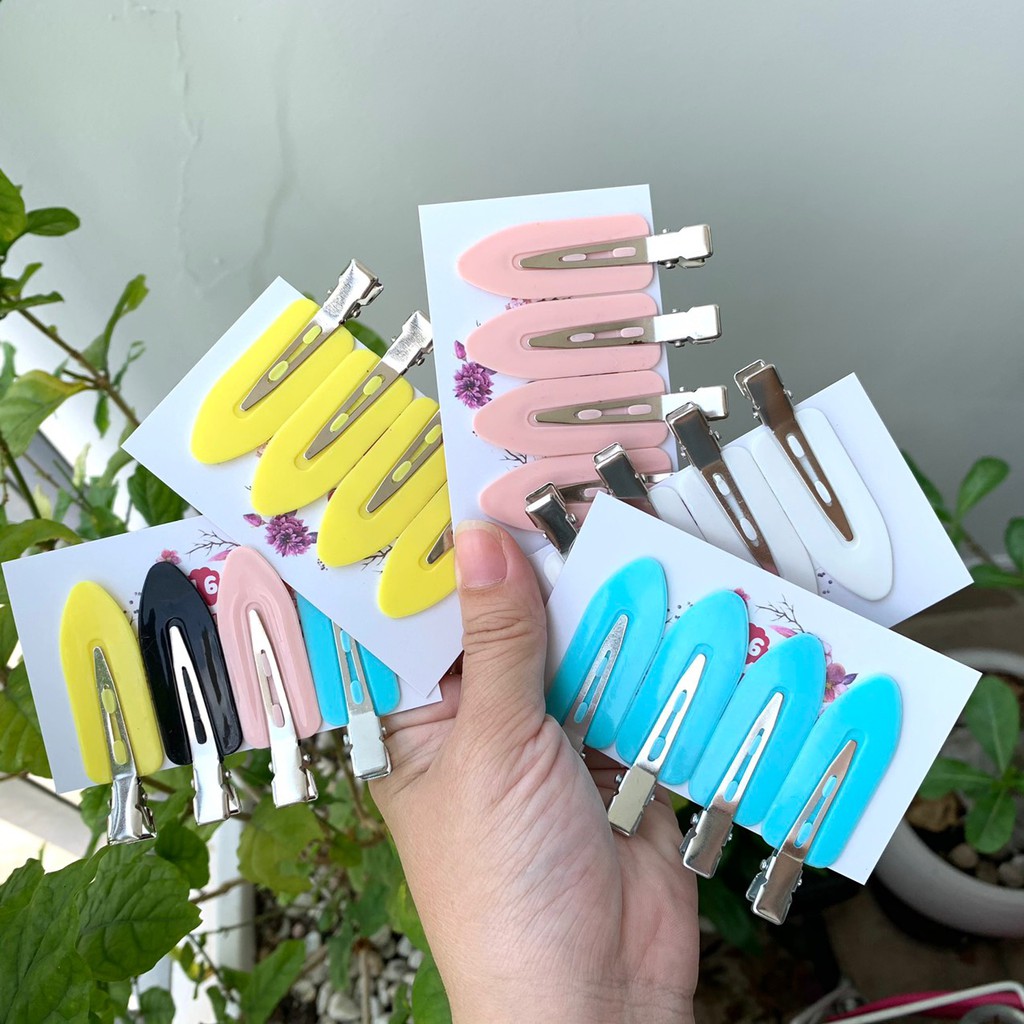 Set 4 Kẹp tóc không tạo nếp tiện dụng