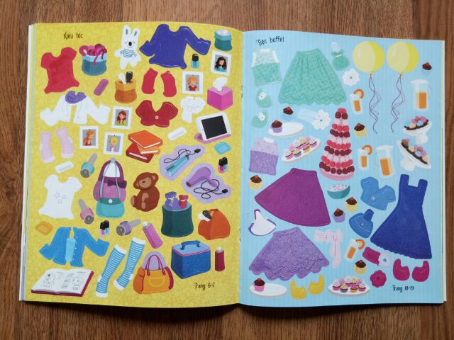 Sách - Dán Hình Sáng Tạo Trang Phục Búp Bê - Buổi Dạ Hội Đáng Nhớ | BigBuy360 - bigbuy360.vn