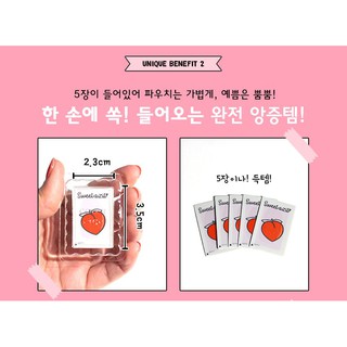 Thẻ trang điểm đa năng tiện lợi SWEET AZIT Multi Color Chip 5 thẻ/gói