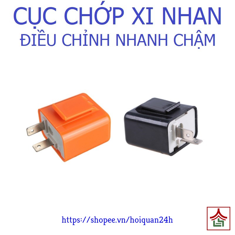 Cục Chớp Nháy Xi Nhan Điện Tử Điều Chỉnh Tốc Độ Chớp Nhanh Chậm Cho Xe Máy, Xe Điện