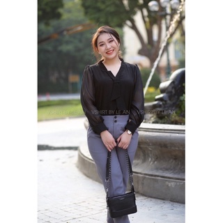 áo đen tay von dài