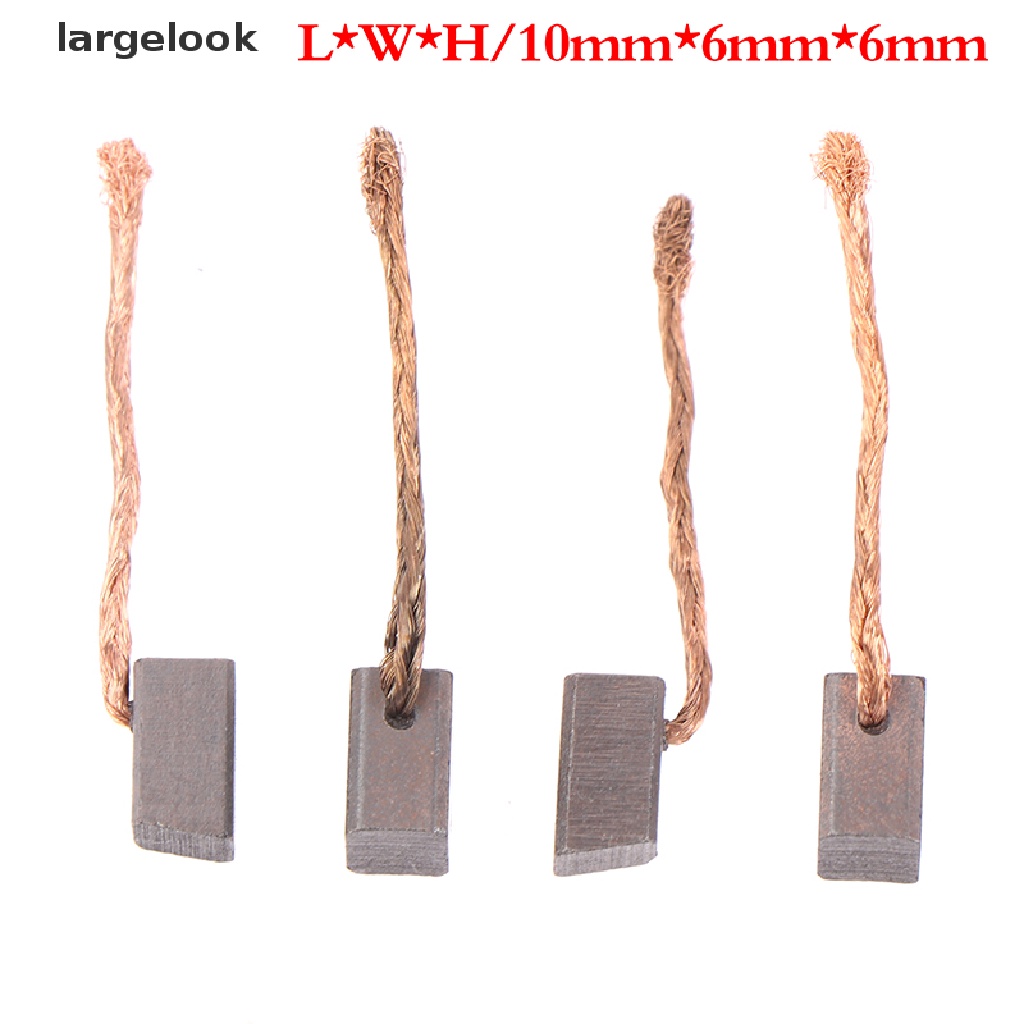 Set 4 Động Cơ Chổi Than Điện 6x6x10mm Chuyên Dụng ♨Nóng Bỏng