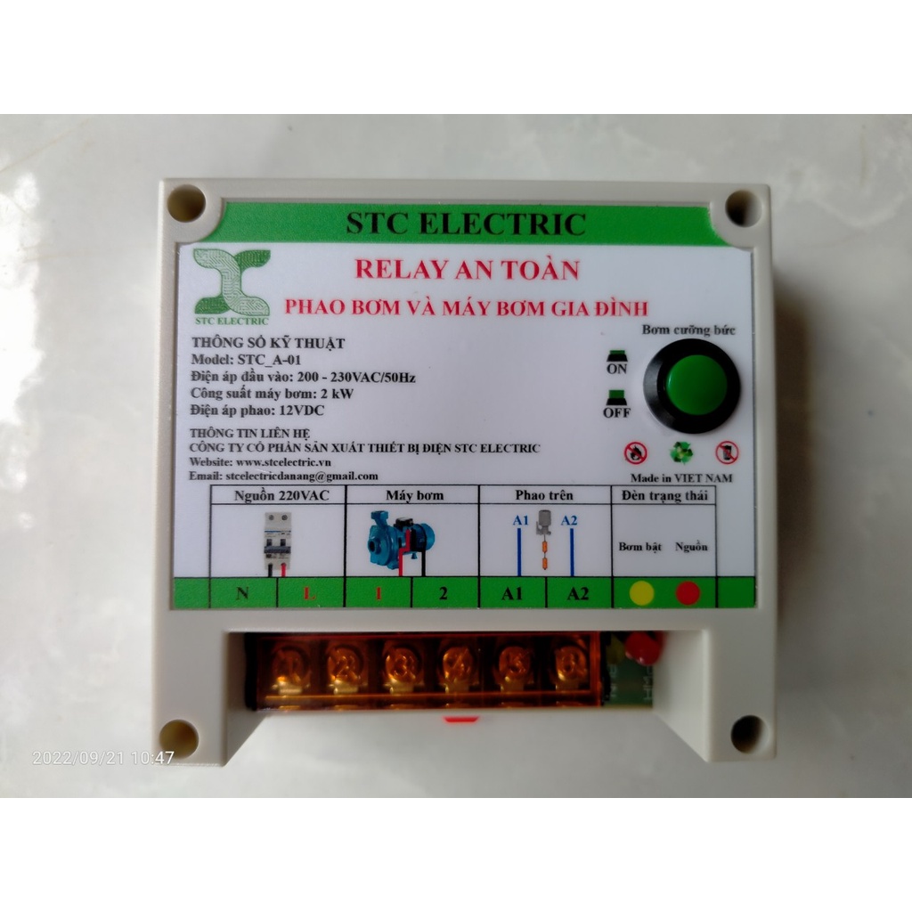 Phao điện an toàn chống giật cho bồn nước 12V