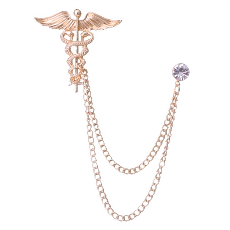 Ghim cài áo trang trí hình rắn kiểu dáng thời trang dành cho nam