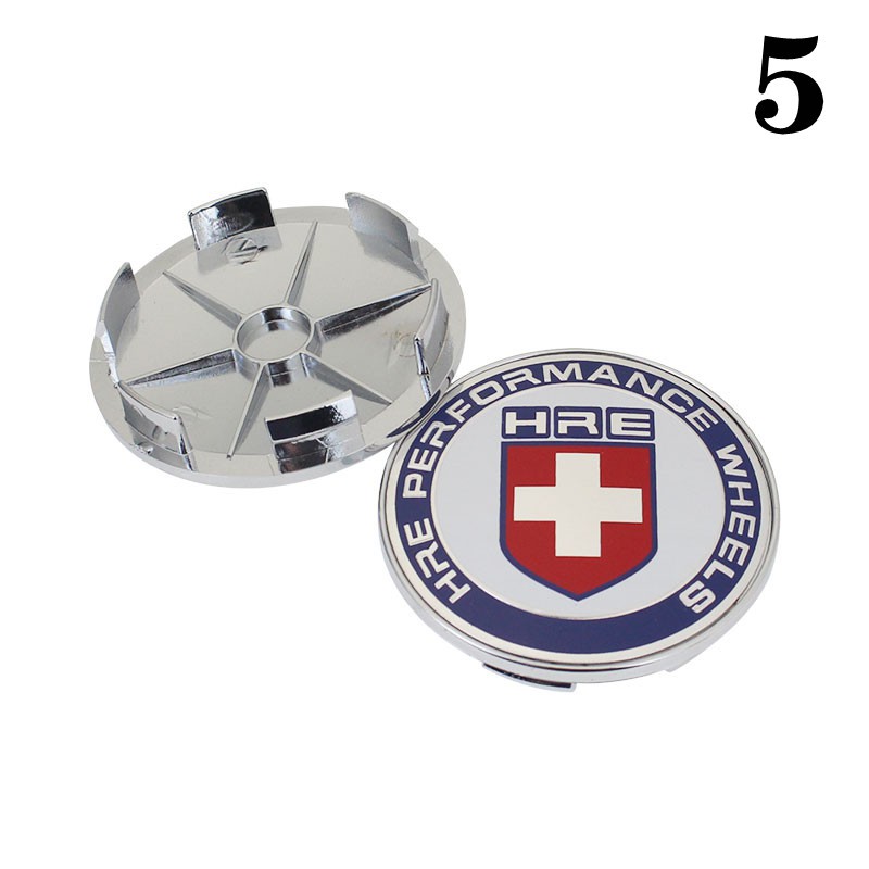 4pcs HRE Racing Badge 68MM/62MM Wheel Center Hub Caps Center Cap For Rims With HRE Logo Sticker Wheel HubCap Car Accessories