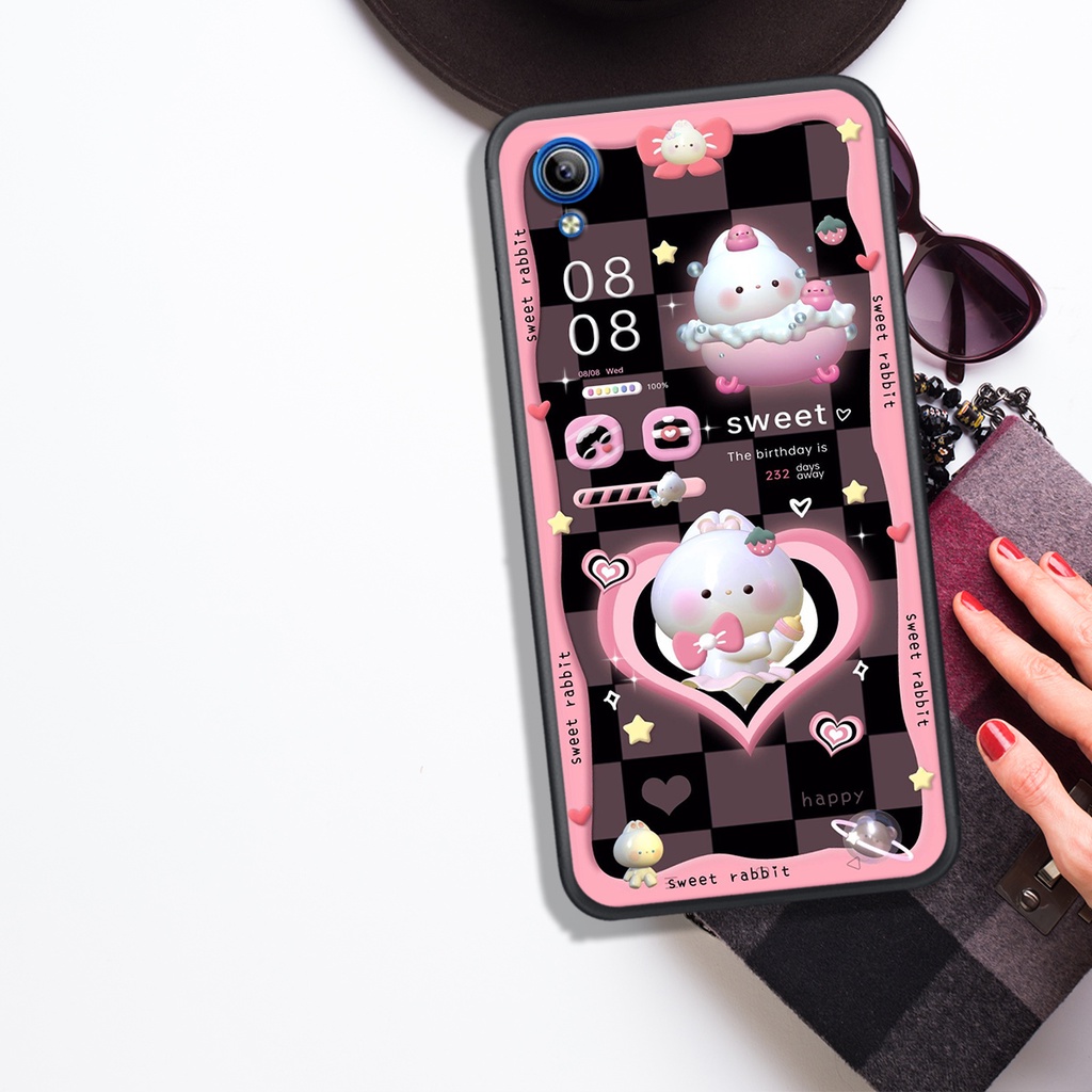 Ốp Lưng VIVO 30 - Y50 - Y51 - Y91C  - Y93 , In Hình Gấu&Thỏ Siêu Cute và Đẹp.