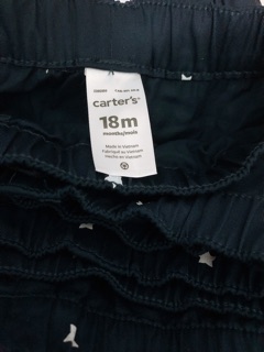 Quần short kaki Carter bé gái