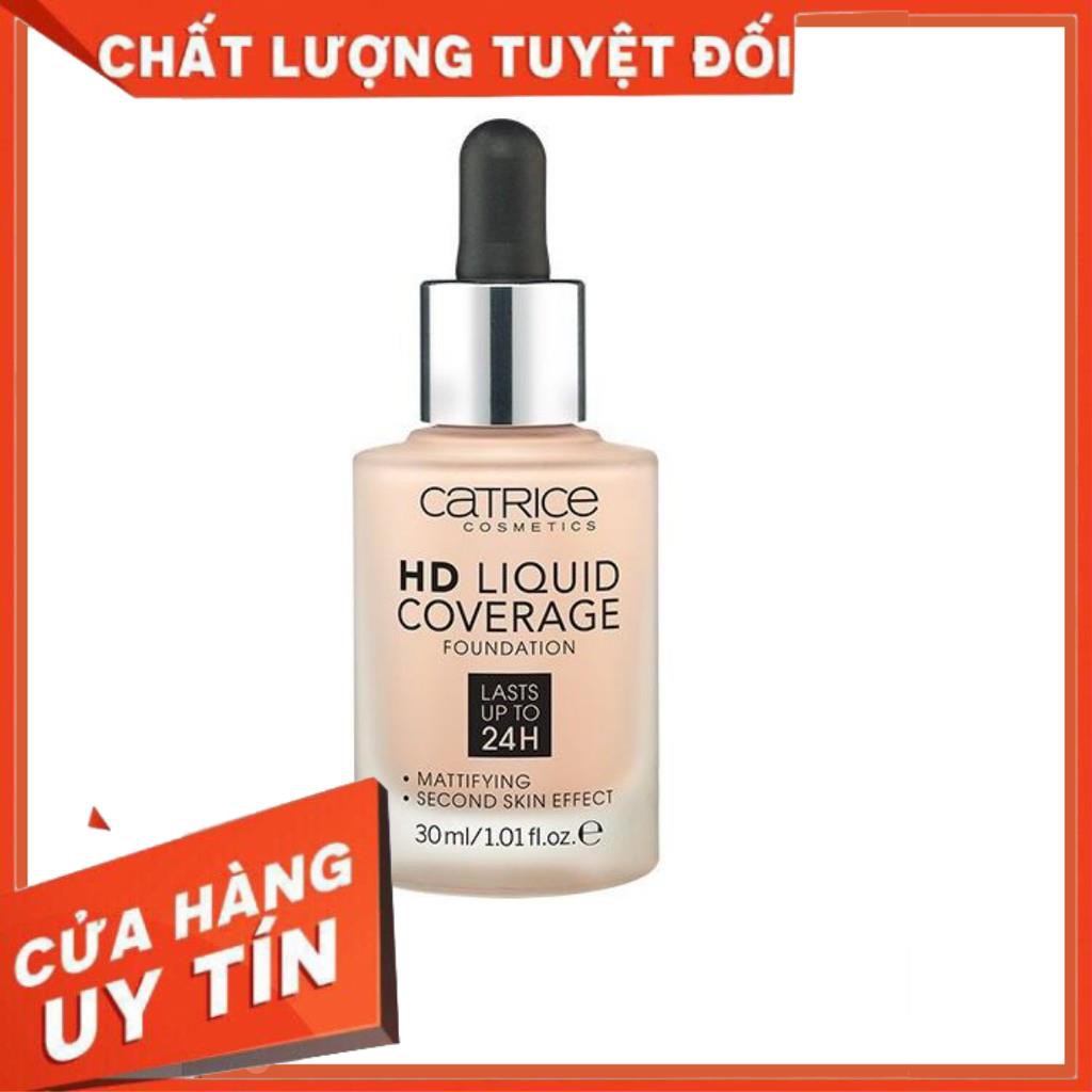 Kem nền CATRICE HD LIQUID COVERAGE FOUNDATION tone 010 và 020