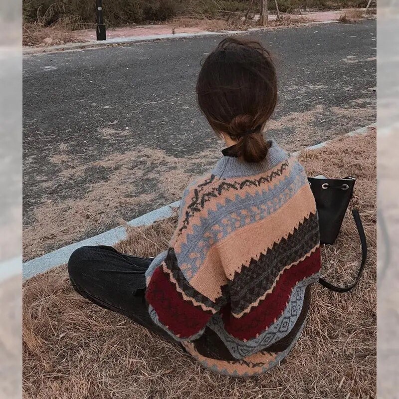 Áo len thổ cẩm nữ sợi dệt đanh lì không xù , không dão