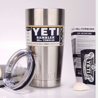 (Hàng chuẩn Logo chính hãng) Ly giữ nhiệt 24h yeti 500ml màu bạc