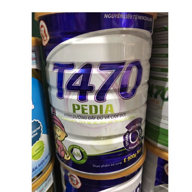 Sữa T470 pedia cho bé 6-36 tháng Date mới nhất