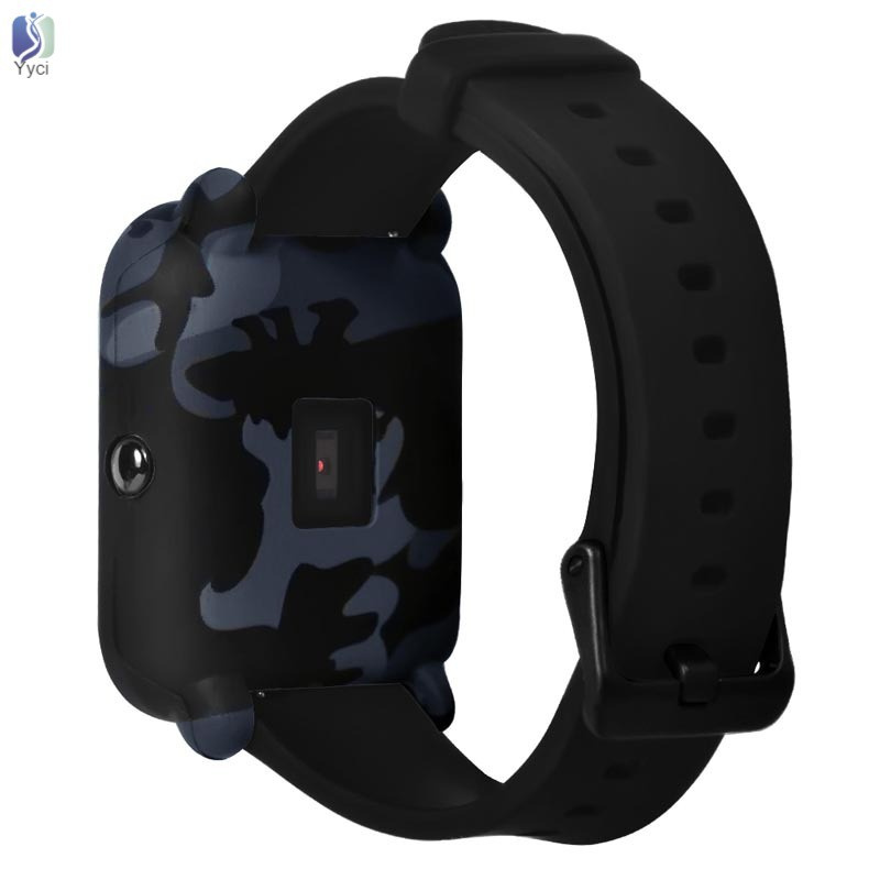 Yy Slim Frame Silicone Case Cover Protect Shell Bumper Case for Huami Amazfit Bip Younth Watch @VN