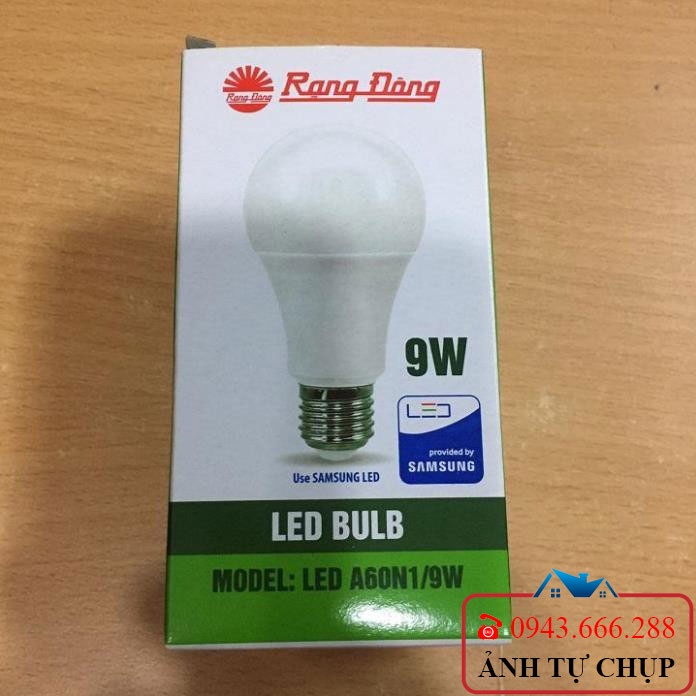 Bóng Led Rạng Đông - A60N1/9W (hàng chính hãng có tem chống hàng giả)