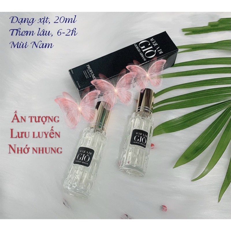 [Chính Hãng] NƯỚC HOA NAM MINI DẠNG XỊT 20ML