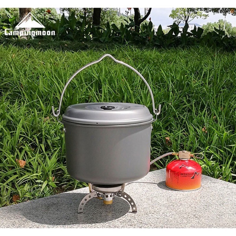 Bếp gas mini campingmoon campoutvn combo bếp ga đô cắm trại du lịch mini xếp gọn A011