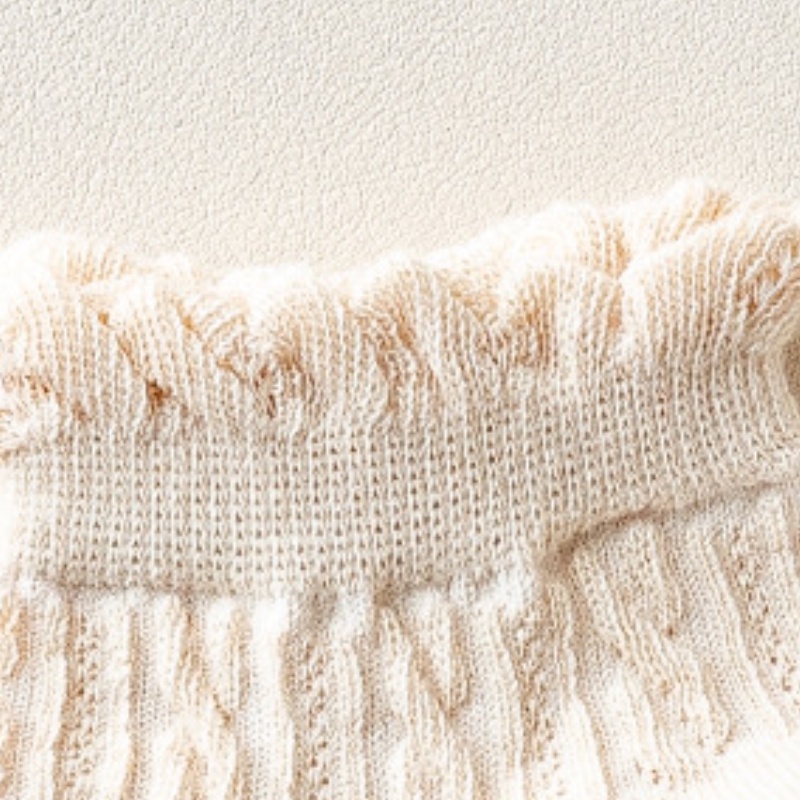 FHYL 1 Đôi Tất Chân Cotton Phối Ren Dễ Thương Cho Nữ